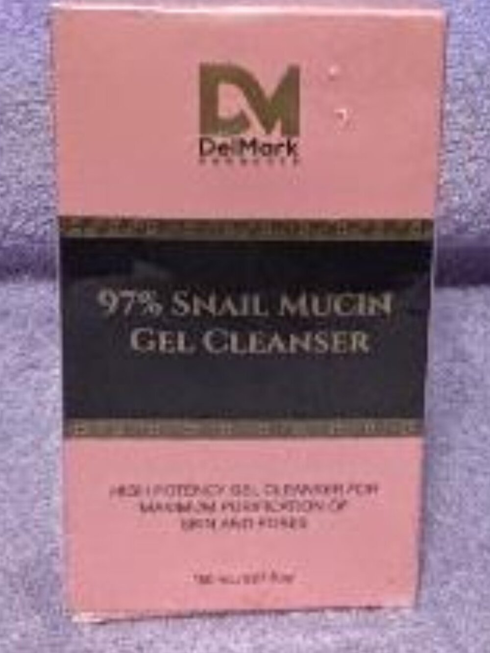 Del Mark 97% Snail Mucin Gel Cleaner NIB